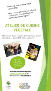 Atelier cuisine végétale avec Cuisin'Etik @ L'Ortie Roule